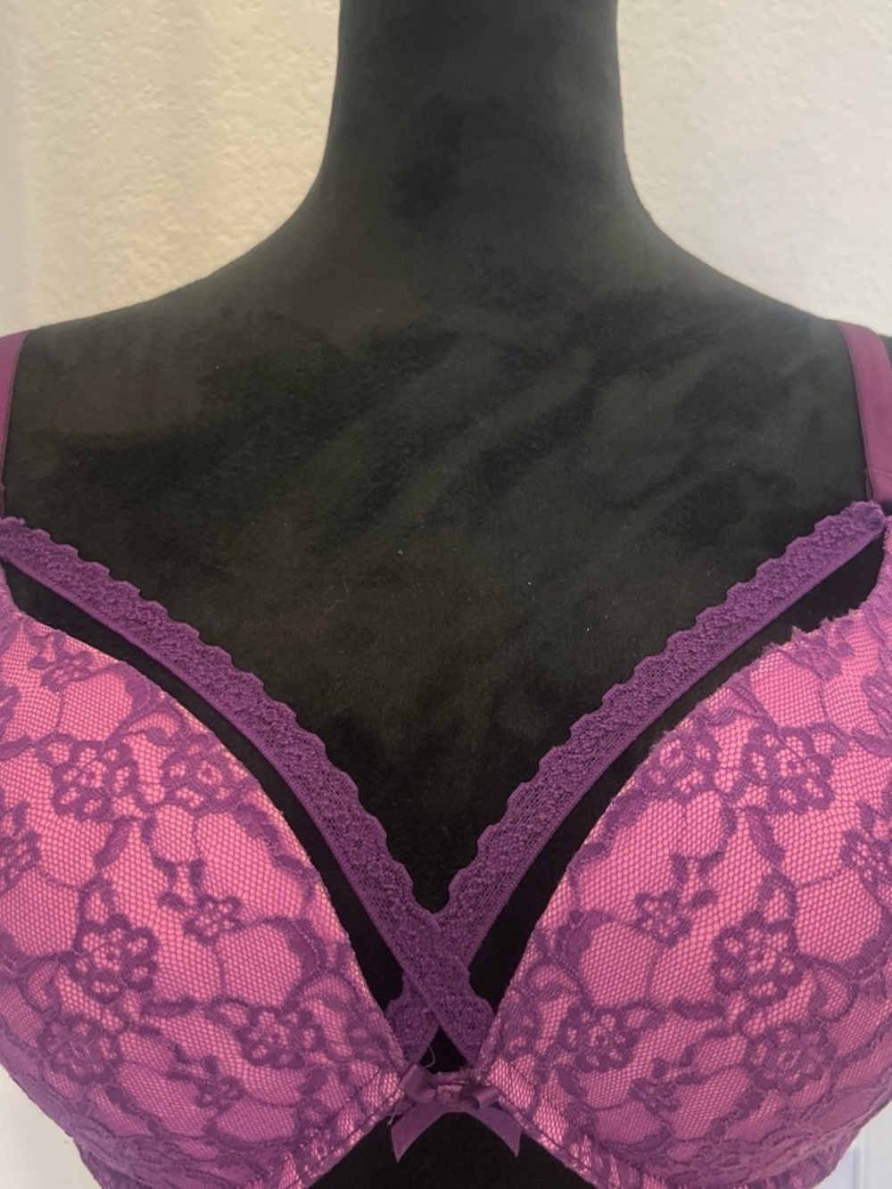 Victoria Secret- Purple Lace Push-Up Bra - Women Intimates & Sleepwear